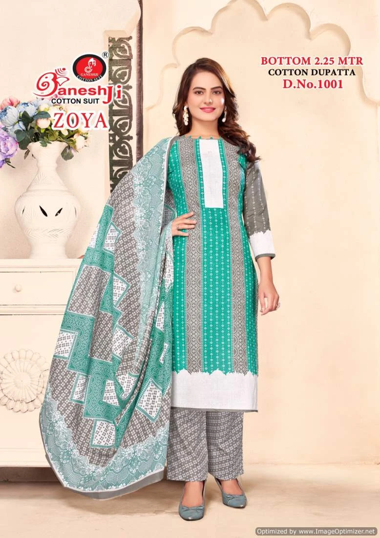 Ganeshji Zoya Vol-1 - Dress Material